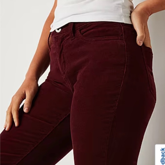 St. John's Bay Women's Relaxed Fit Girl Friend Chino Pant - Picture 3 of 15